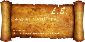 Lengyel Sudárka névjegykártya